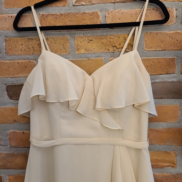 Azazie Champange Bridesmaid Dress - Picture 2 of 4